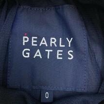 PEARLY GATES パーリーゲイツ 055-221916 裏メッシュ スニードジャック 長袖ブルゾン ネイビー系 0 [240101157365] ゴルフウェア_画像4