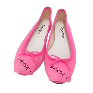 repetto レペット スウェード バレエシューズ ピンク系 36 [240101158332] レディース