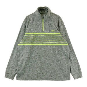 UNDER ARMOUR アンダーアーマー ハーフジップ 長袖Tシャツ グレー系 XL [240101157180] ゴルフウェア メンズ