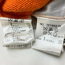 【新品】M.U SPORTS エムユースポーツ インナー付 ニットセーター オレンジ系 44 [240101158407] ゴルフウェア レディース_画像5