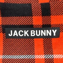 JACK BUNNY ジャックバニー ハイネック 長袖Tシャツ チェック柄 オレンジ系 5 [240101150667] ゴルフウェア メンズ_画像3