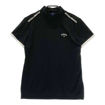 CALLAWAY キャロウェイ ハイネック 半袖Tシャツ ブラック系 M [240101066207] ゴルフウェア レディース_画像1