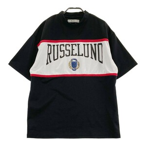 RUSSELUNO ラッセルノ ハイネック半袖Tシャツ ブラック系 4 [240101080269] ゴルフウェア メンズ