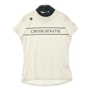 DESCENTE GOLF デサントゴルフ ハイネック 半袖Tシャツ ホワイト系 L [240101132137] ゴルフウェア レディース