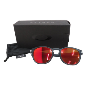 【美品】OAKLEY オークリー LATCH OO9349-2453 サングラス ネイビー系 53□21 139 [240101146789] メンズ