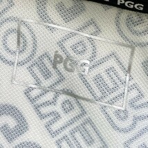 PGG PEARLY GATES パーリーゲイツ 2023年モデル 半袖ポロシャツ ロゴ総柄 ホワイト系 5 [240101158838] ゴルフウェア メンズ_画像4