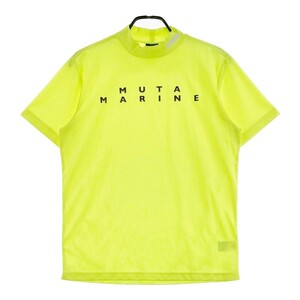 MUTA MARINE ムータマリン ハイネック 半袖Tシャツ イエロー系 4 [240101105941] ゴルフウェア メンズ