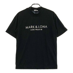 MARK&LONA マークアンドロナ ハイネック 半袖Tシャツ スカル ブラック系 46 [240101105957] ゴルフウェア メンズ