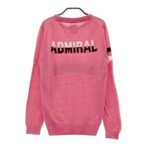 【1円】ADMIRAL アドミラル ニットセーター ピンク系 L [240101128049] レディース_画像2