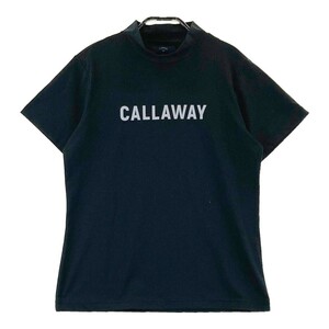 CALLAWAY キャロウェイ ハイネック 半袖Tシャツ ブラック系 L [240101158714] ゴルフウェア レディース