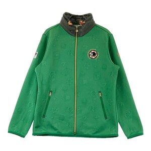 MUNSING WEAR マンシングウェア ×TAROUT 2WAY ジップジャケット 総柄 グリーン系 LL [240101160245] ゴルフウェア レディース