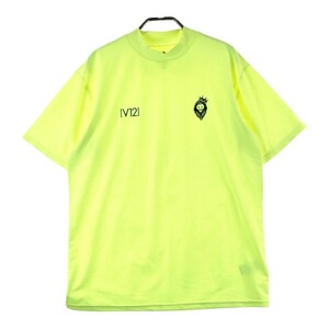 V12 ヴィトゥエルブ ハイネック 半袖Tシャツ イエロー系 L [240101056299] ゴルフウェア メンズ