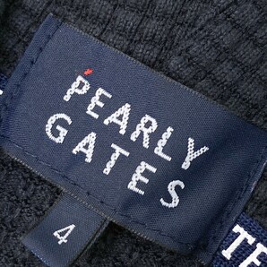 PEARLY GATES パーリーゲイツ フード付き ジップジャケット ブラック系 4 [240101162688] ゴルフウェア メンズの画像4