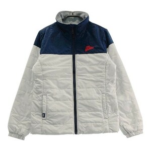 【1円】FILA GOLF フィラゴルフ 中綿ジャケット 総柄 グレー系 L [240101096507] レディース