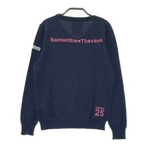 【1円】SAMANTHA THAVASA サマンサタバサ UNDER25 ニットセーター ネイビー系 PR02 [240001842742] レディース_画像2