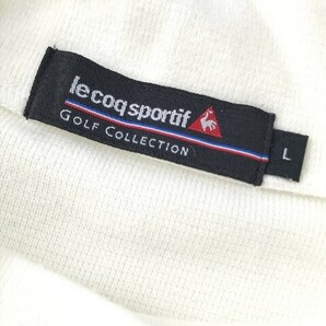 【1円】LE COQ GOLF ルコックゴルフ ハイネックニット セーター ホワイト系 L [240001963432] メンズの画像5