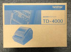 ★★新品未使用★★brother ブラザー TD-4000 業務用 感熱 ラベルプリンター 4インチ バーコードラベル