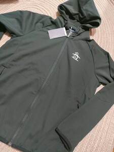  new goods regular price 22000 Munsingwear Munsingwear water-repellent . manner stretch jacket М Parker black black men's Golf wear 