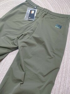 新品 定価19800 マンシング イージーウエスト ストレッチ パンツ w84-88 撥水 カーキ オリーブ メンズ MunsingWear スラックス エンボイ 