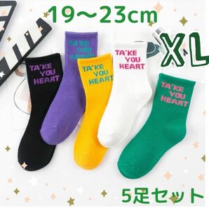 靴下　キッズソックス　男の子　女の子　入園　入学　新学期　男女兼用　5足セット