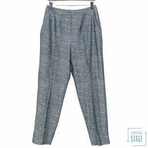 [ beautiful goods ]nemika Leilian * adult femi person! long pants center Press large size 13 stretch material! line entering!.. gray series z6516