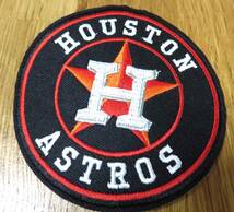 黒橙円▽新品MLB ヒューストン・アストロズHouston Astrosワッペン_画像4