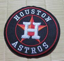 黒橙円▽新品MLB ヒューストン・アストロズHouston Astrosワッペン_画像7