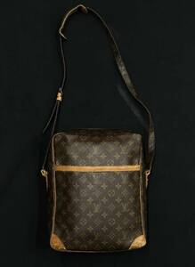 0002-02100 1円出品 ルイヴィトン Louis Vuitton モノグラム バッグ ショルダー 斜め掛け ダヌーブ GM M45262 カデナ 付き 鍵なし ジャンク