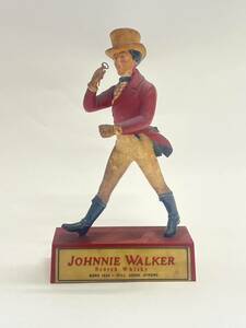 0010-0229 1円出品 置物 人形 フィギュア JOHNNIE WALKER ジョニー ウォーカー Scotch Whisky BORN 1820-STILL GOING STRONG レトロ 当時物