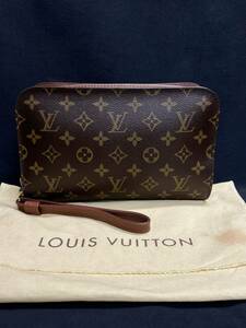 0002-0270 1円出品 Louis Vuitton ルイヴィトン モノグラム バッグ セカンド クラッチ オルセー M51790/ AR0016