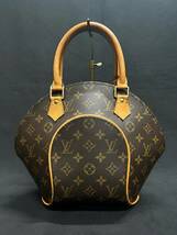 0002-02109 1円出品 ルイヴィトン Louis Vuitton モノグラム バッグ ハンド エリプス PM M51127/MI1000 カデナ 鍵 付き_画像3