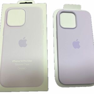 iPhone 14 Pro Max純正 シリコンケース　ライラック