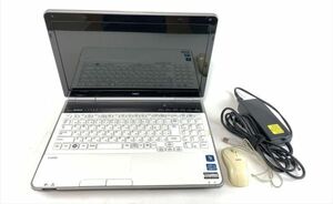 0u1k43E004 【動作品】 NEC PC-LL750FS6W ノートパソコン ホワイト/ 高速 Core i7/ メモリ 8GB/ NEC 純正マウス M-UAL-120/ 電源コード付属