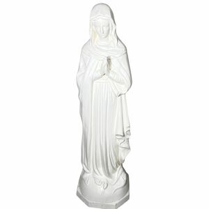 聖母マリア彫像 天の元后なる聖母像 マリア 銅像 置物 インテリア オブジェ 長崎 中田工房 刻 陶器 高さ約75cm