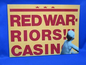 RED WARRIORS レッドウォーリアーズ 【 1987ツアーパンフ ♪美品　★GOING ON THE CASINO DRIVE　】 木暮武彦 ダ田所 豊91603