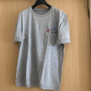 ルイヴィトン ＬＶ Tシャツ 半袖 グレー メンズs レディースmの画像1