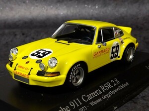 ミニチャンプス 1/43 ポルシェ 911 カレラ RSR 2.8 1973年 セブリング12時間優勝車