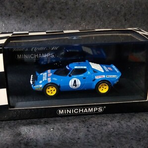 ミニチャンプス 1/43 ランチア ストラトス チーム・シャルドネ 1979年 モンテカルロラリー 優勝車仕様の画像9