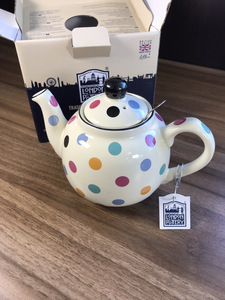 London Pottery London pota Lee teapot 2 cup для by BACKYARD FAMILY точка слоновая кость SH46