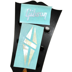 Gibson ロゴ ＆ Gibsonサイズ スプリット ダイヤモンド インレイ シールセット