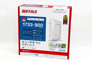 【質Banana】未使用 BUFFALO/バッファロー WSR-2533DHPL2-WH Wi-Fiルーター 1733+800Mbps 無線LAN機器 ホワイト IPｖ6対応