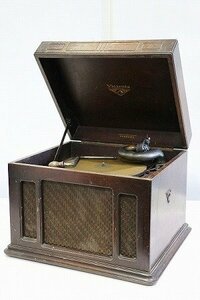 【質Banana】Victrola J1-51 蓄音機 日本ビクター蓄音器株式會者 アンティーク/木製ケース 現品限り♪