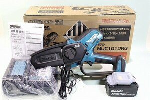 【質Banana】新品 マキタ MUC101DRG 18V 100mm 充電式ハンディソー 小型のこぎり/チェーンソー 充電器/バッテリー付き 現品限り♪