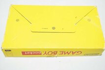 【質Banana】ジャンク品!! Nintendo/任天堂 MGB-001 GAMEBOY/ゲームボーイポケット イエロー 箱付き 部品取りに 現状品 ♪_画像8