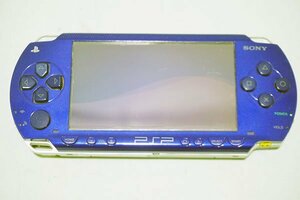 【質Banana】ジャンク扱い!!! SONY/ソニー ポータブルゲーム機 PSP1000 ブルー 2GBメモリーカード付 ♪.。.:*・゜①