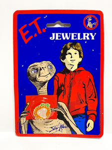 【質Banana】新品未使用 デッドストック E.T 80's オリジナルバッジ 当時物 レトロ ビンテージ 映画グッズ アメリカ雑貨♪E