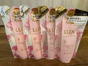 ＬＵＸ(ラックス)ルミニーク　ハピネスブルーム　シャンプー　トリートメント　詰め替え用　350g 4個