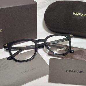 一円スタート 状態良 TF 5921メガネ トムフォード 伊達 黒縁 TOM FORD アイウェア の画像1