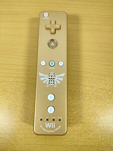 Wii【ゼルダの伝説 スカイウォードソード モデル コントローラー ZELDA】『任天堂 Nintendo』リモコン ゴールド(動作未確認 ジャンク)