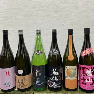 E1 　一升瓶6本　各蔵の最新詰め又は飲み頃のお酒　